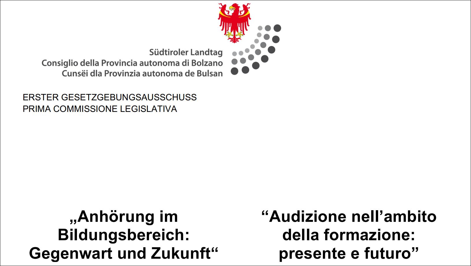 L’autismo anche tra i bambini altoatesini/sudtirolesi in forte crescita – La scuola altoatesina/sudtirolese, anche quella dell’infanzia, in grave difficoltà